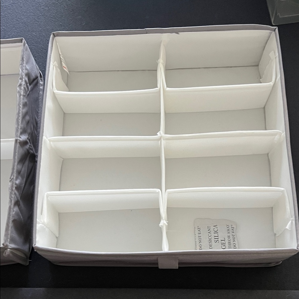 Storage 9-Compartment Fabric Organizer + 2 other storage pieces all new #B-19